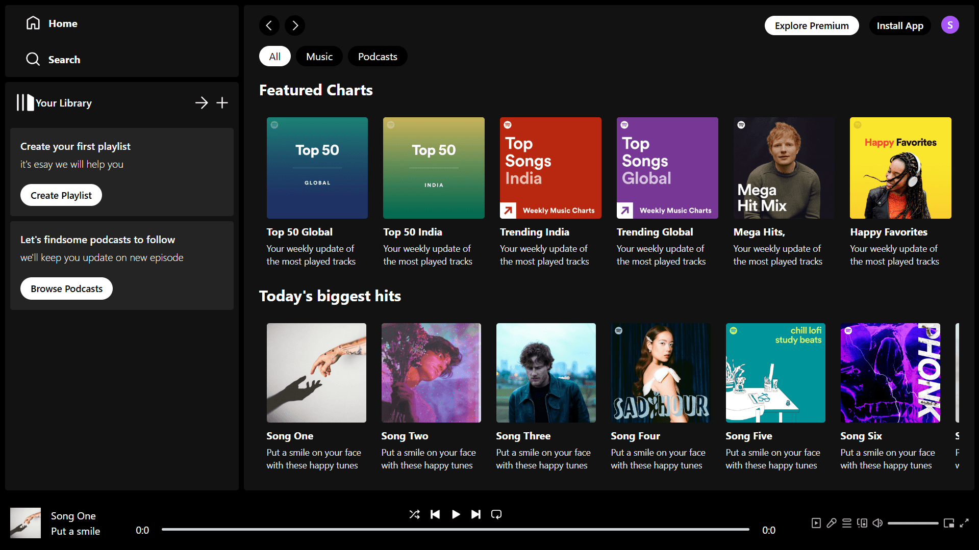 Spotify Clone